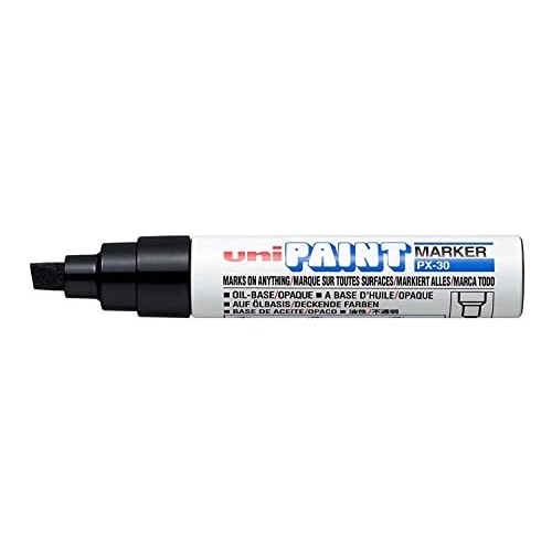 

[New Arrival] Spidol Uni Paint PX30 Paint Marker Black Chisel Tip Bold paint Marker