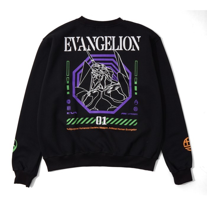 CREWNECK | BERSEKER | EVANGELION X AFTRSNDYS X FTH - L