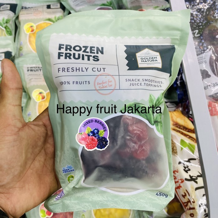 

Frozen fruit mix berries | Golden natura mix berry 450gr