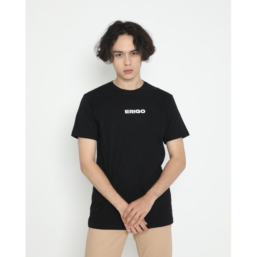 SALE -Kaos Unisex Erigo T-Shirt Ramen Street Black - S