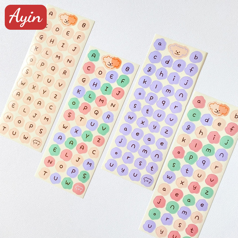 

Stiker Huruf Deco Alphabet Untuk Number Aesthetic Sticker Sheet Kiss Cut Sticker Huruf Diy Saku Stiker/Rounded Label Sticker Alphabet Warna Menarik