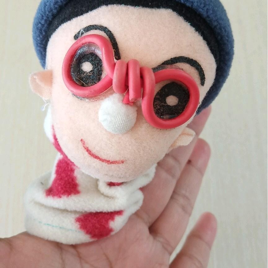 boneka jari kakek, nenek,ayah dan ibu