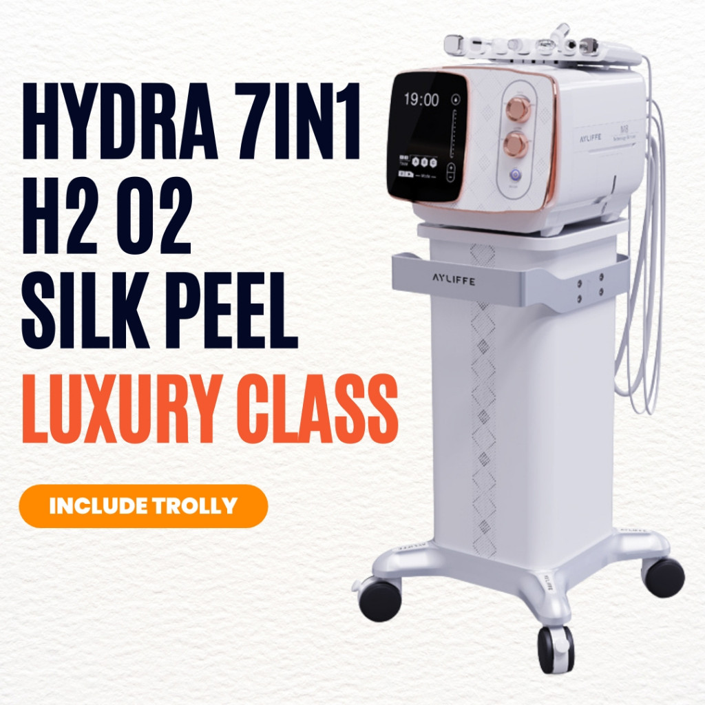 Hydra peel facial h202 7in1 alat kecantikan pembersih wajah pengencangan kulit nutrisi serum hydra p