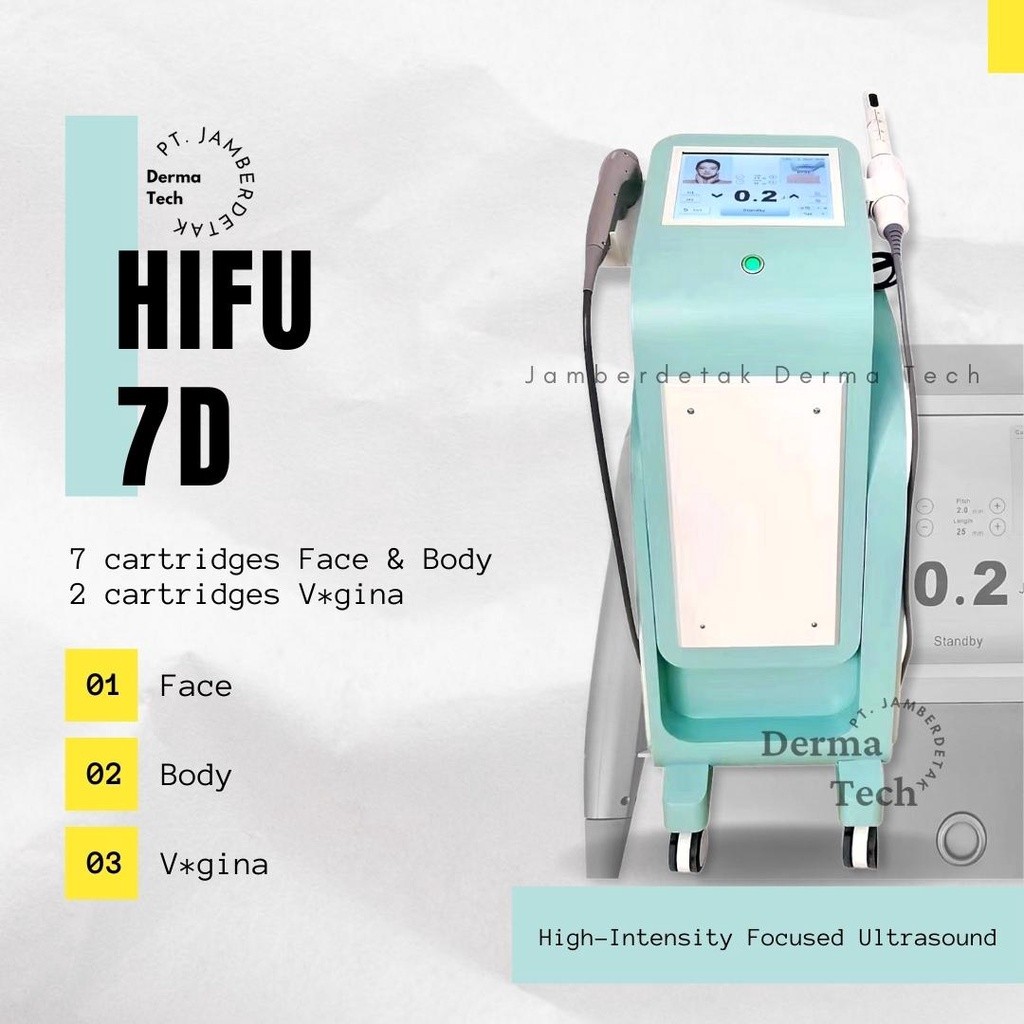 HIFU 7D FACE BODY VAGINA LENGKAP HIGH INTENSITY FOCUSED ULTRASOUND