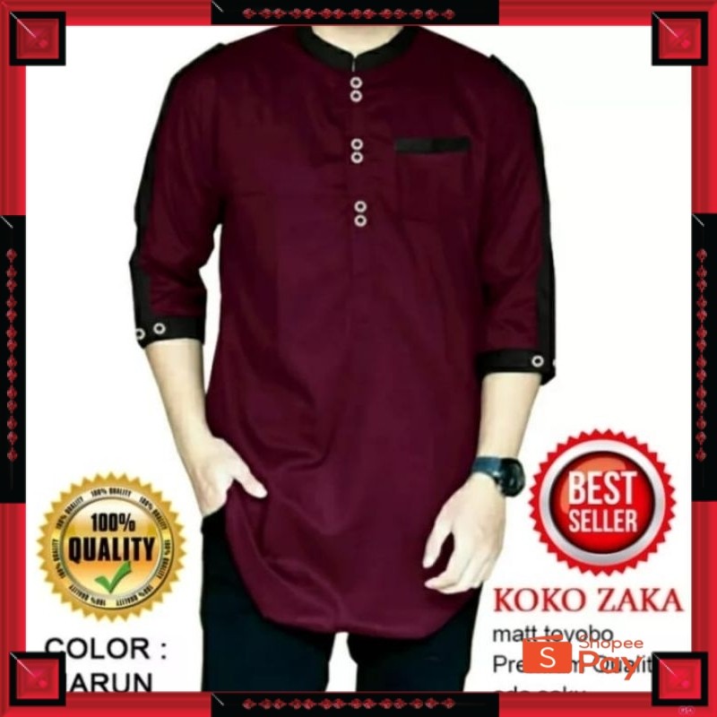 [PREMIUM ORIGINAL] Baju Koko Kurta Zaka Terbaru