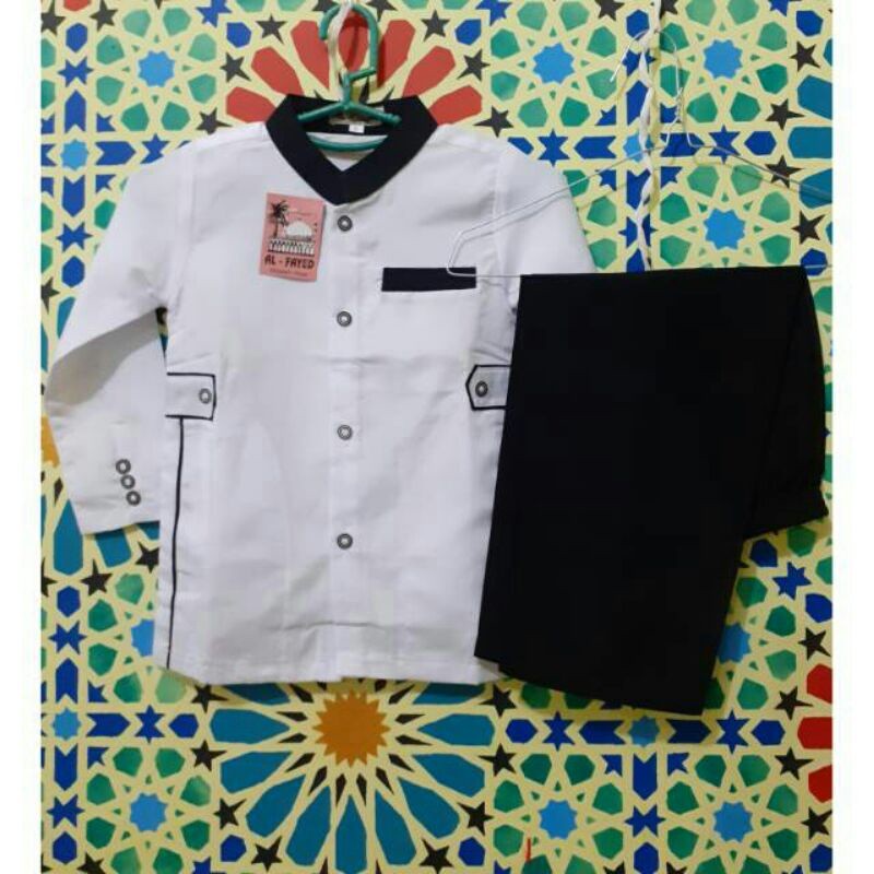 [HOT NEW] Baju Muslim Jasko Anak Laki-laki | Setelan Koko Jasko Anak Laki-laki / Koko JASKO PUTIH HI