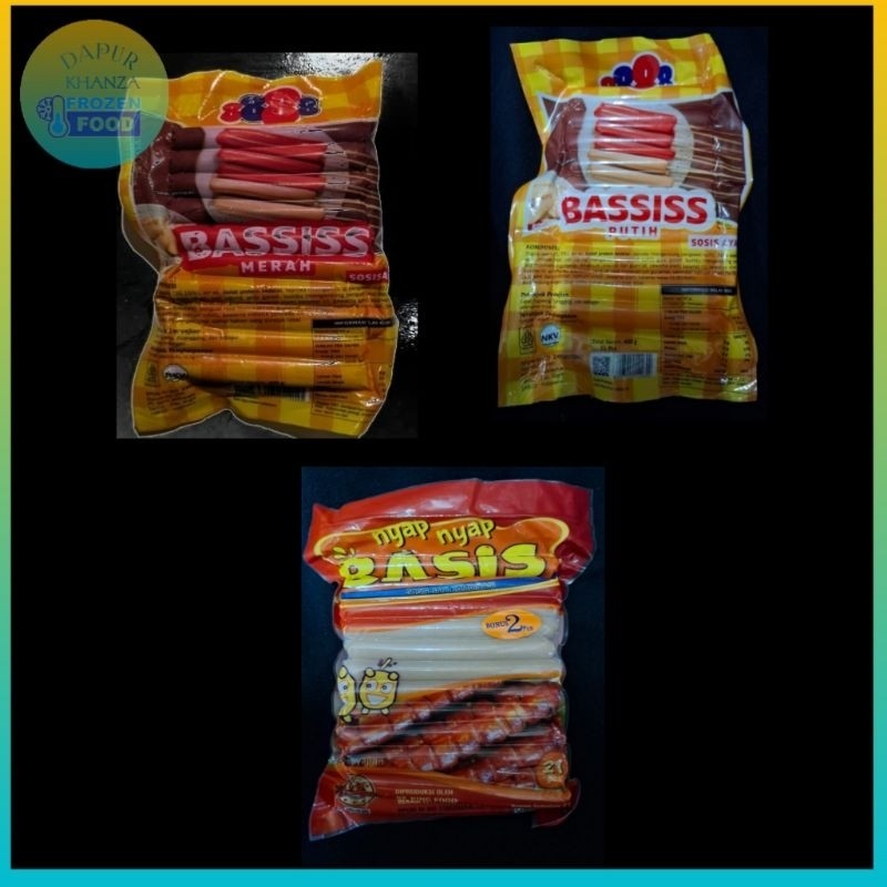 

SOSIS BASSIS PUTIH 888/BASSIS merah 888/BASSIS NYAP NYAP isi 21
