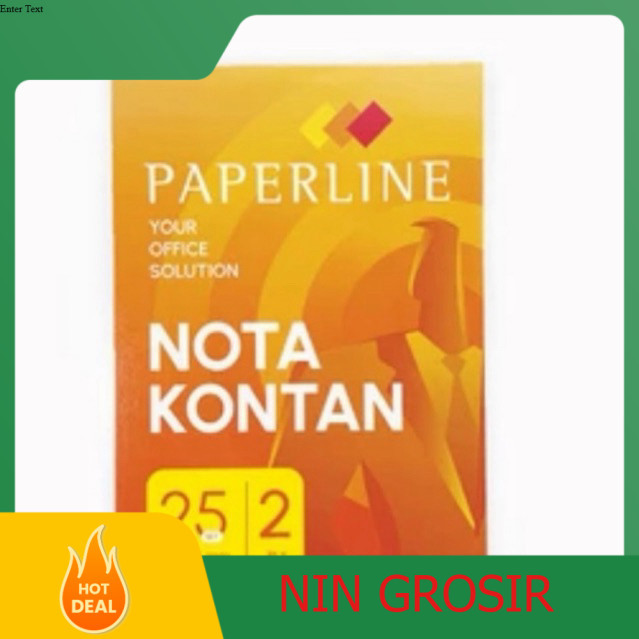 

Nota Kontan Paperline Kecil 2 Ply 108x155 - 1 PCS