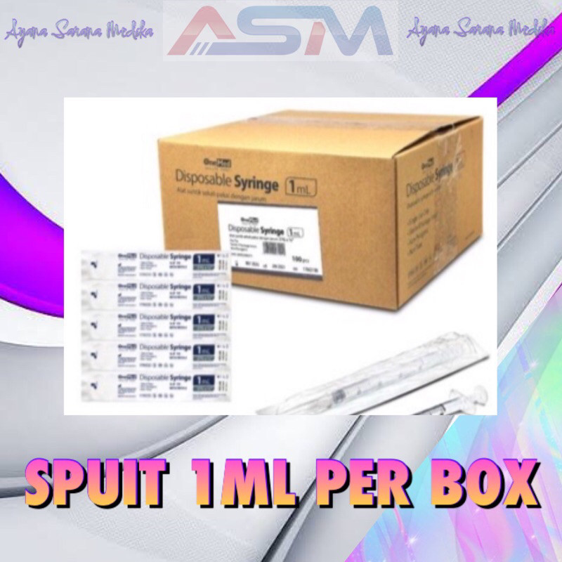 SPUIT 1 ML  / SYRINGEE 1 ML BOX* T2