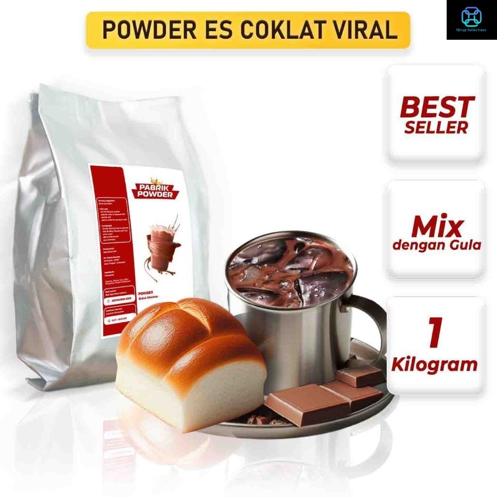 

Powder Es Coklat Viral 1000 Gram - Grade 1, Minuman Bubuk , Chocolate Powder Drink, Coklat Roti