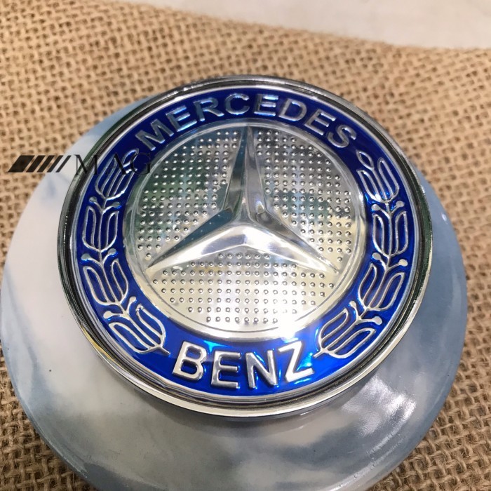 Dop Velg Roda Emblem Mercedes Benz 6.8cm 68mm Tutup Dop Roda Mercy Ori
