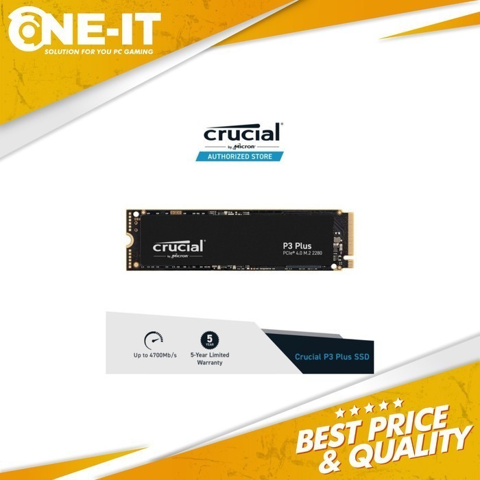 SSD CRUCIAL P3 PLUS 4TB NVME M.2 PCIE GEN 4 2280