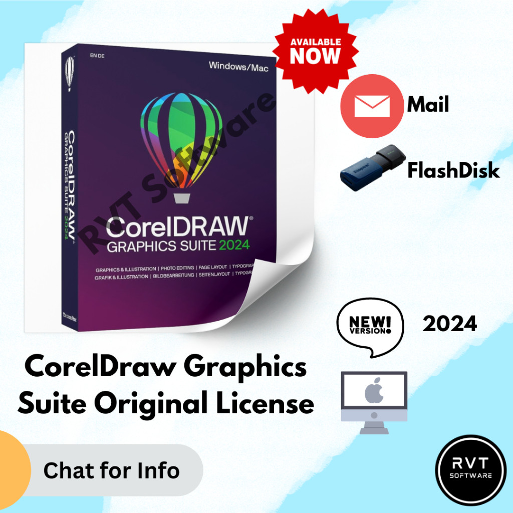 CorelDraw Graphics Suite 2024 MAC Original License Lifetime