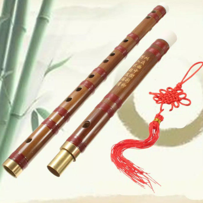 Alat musik Dizi nada C,D,E,F/Seruling Cina+Membran bahan bambu