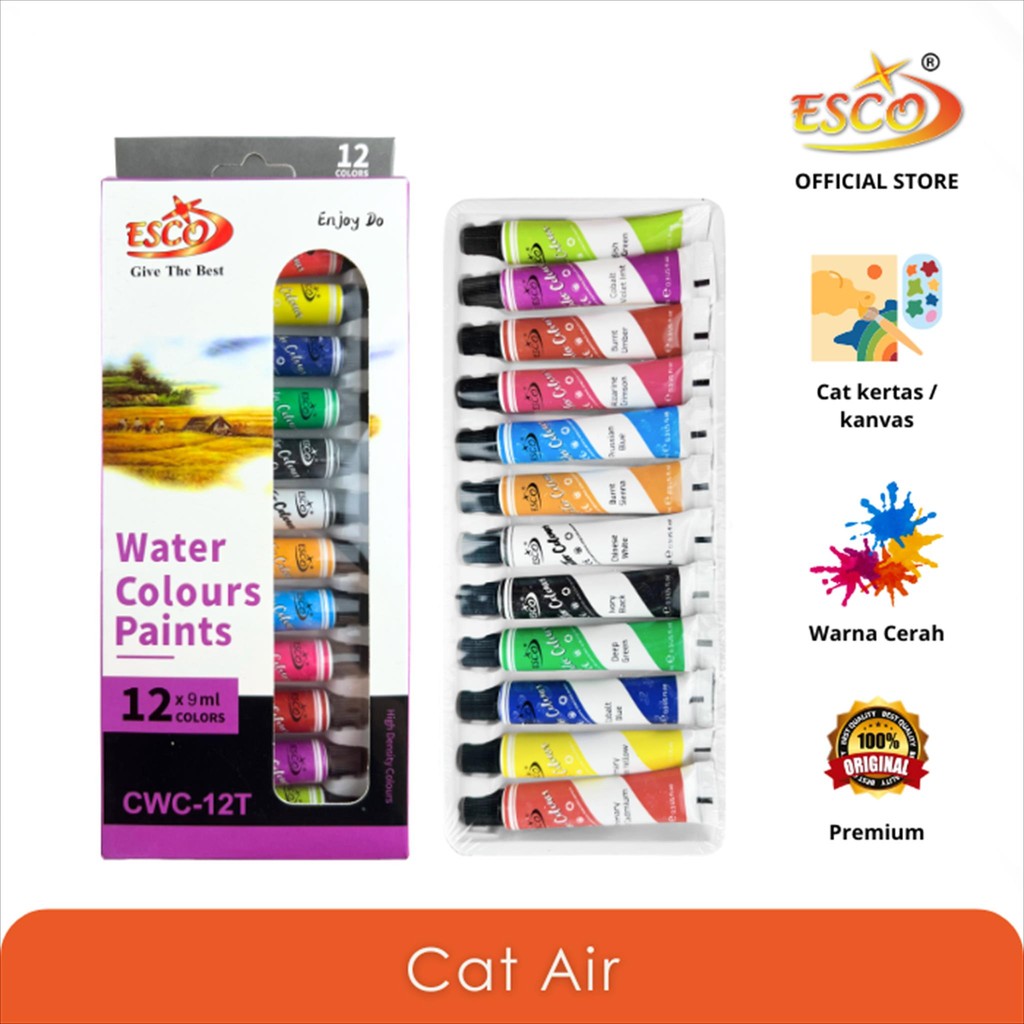 

Esco Cat Air Set 12 Warna CWC-12T
