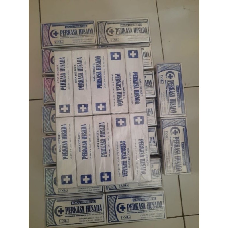 Kasa Hidrofil/ Kasa Steril Perkasa Husada 16x16 isi 10box
