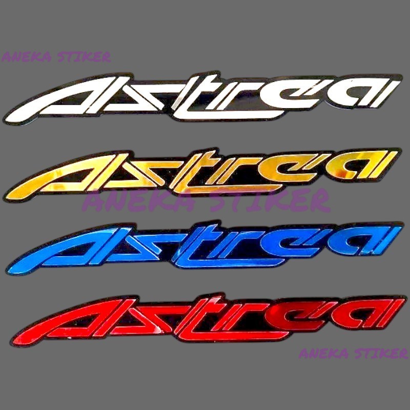Emblem Honda ASTREA Timbul Logo Motor 3D Akrilik Variasi Grand Prima Star LEGENDA IMPRESSA COD