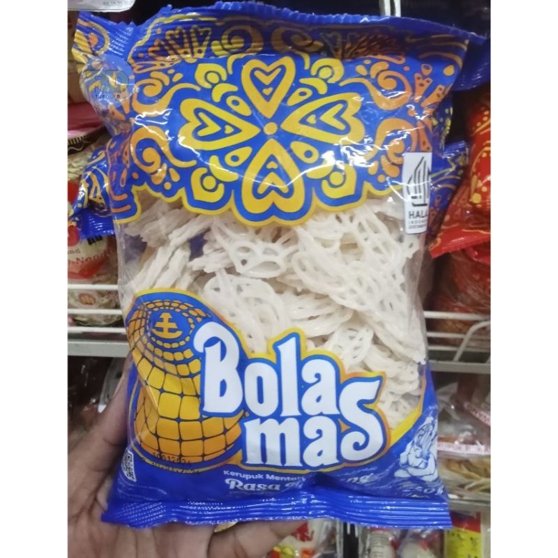 

Kerupuk Mentah Bola Mas 250 Gr