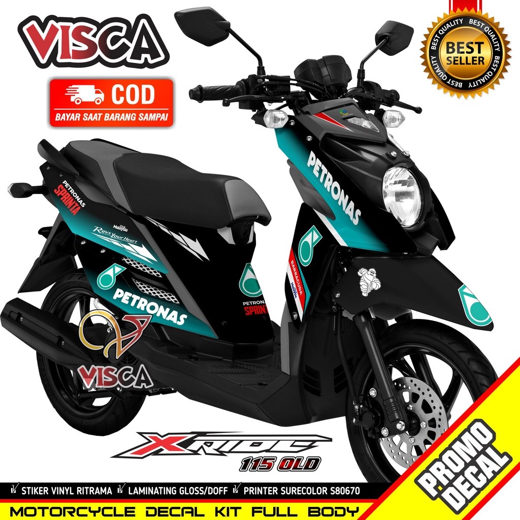 Decal X Ride 115 Full Body Stiker X Ride 115 Full Body Striping X Ride 115 Full Body Decal Hologram 