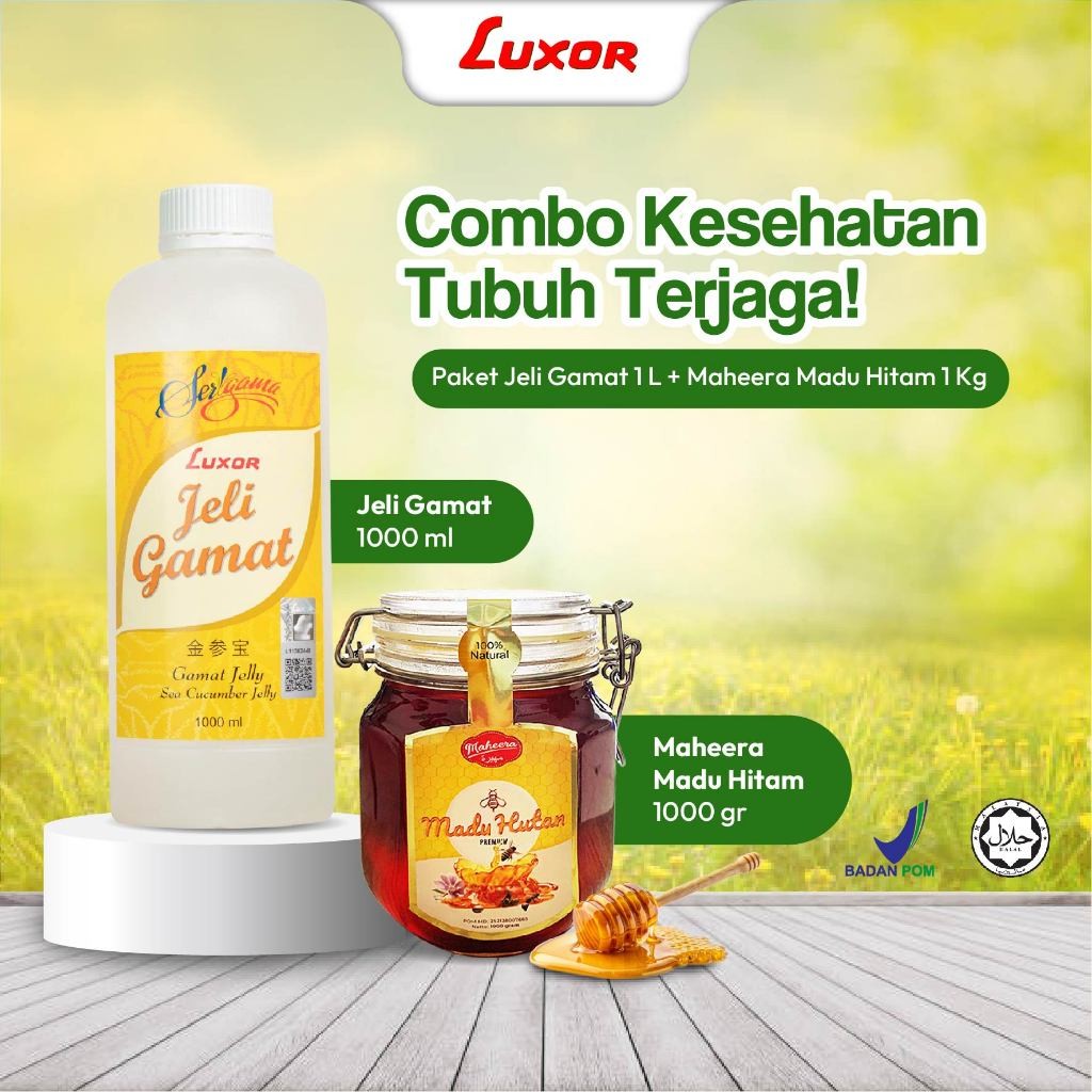 

Paket Jeli Gamat 1 Liter Dan Madu Hutan Maheera 1000Gr Meningkatkan Imunitas Kaya Antioksidan