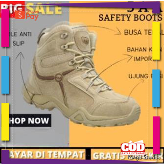 [PREMIUM ORIGINAL] sepatu boots safety DLTA 5AA Cordura Tactical safety tracking outdoor zipper sepa