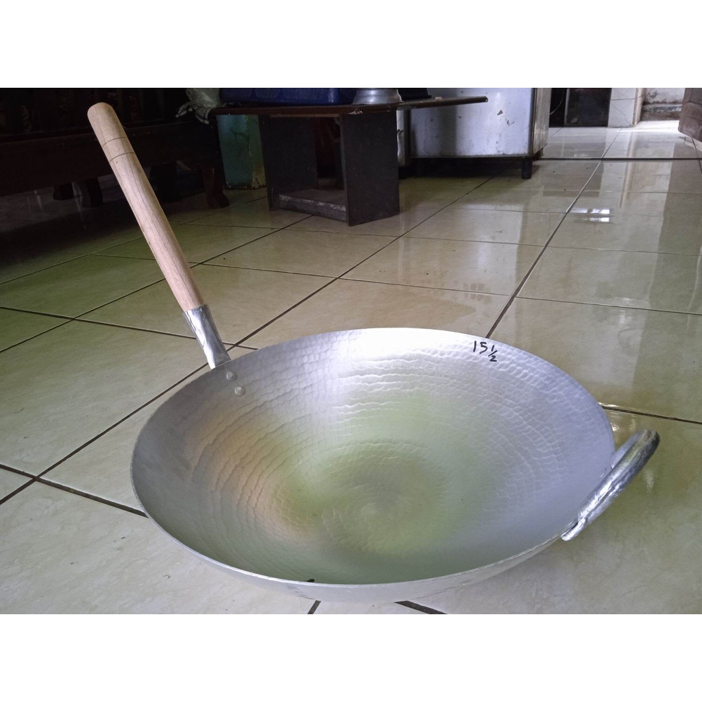wajan penggorengan, wajan nasi goreng alumunium garut original 45cm MURAH
