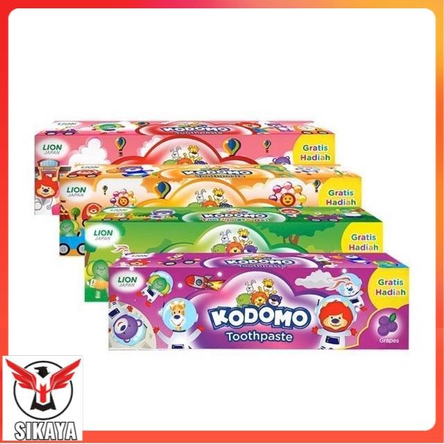 

KODOMO Toothpaste Pasta Gigi 45gr BPOM ORIGINAL / Pasta Gigi Anak Odol