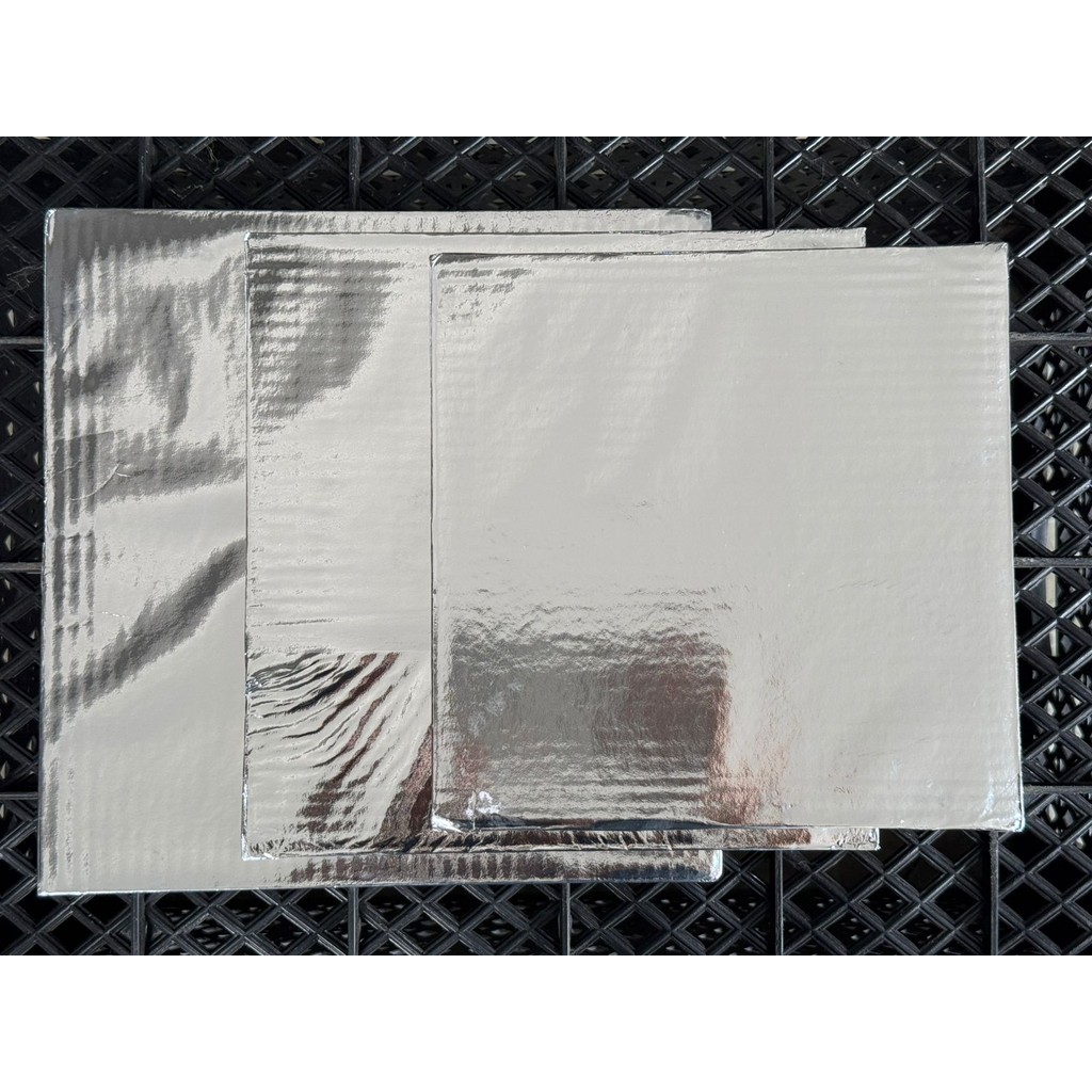 CXL - Alas Kue Tart KOTAK SILVER Uk 24 26 28 / Tatakan Kue Tart KOTAK SILVER uk 24x24 26x26 28x28  /