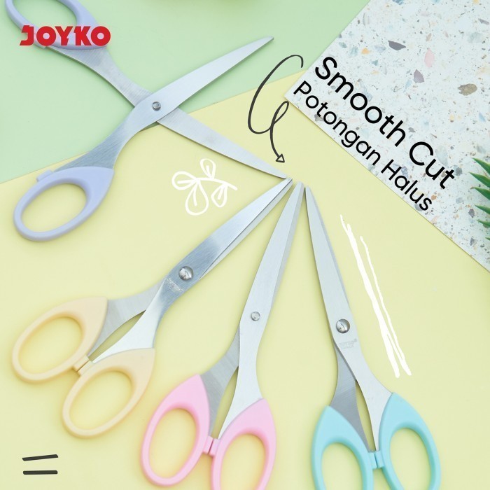

Gunting Joyko SC-838PTL Scissors Warna Pastel Gunting Serba Guna - SATUAN - SC-838 PASTEL