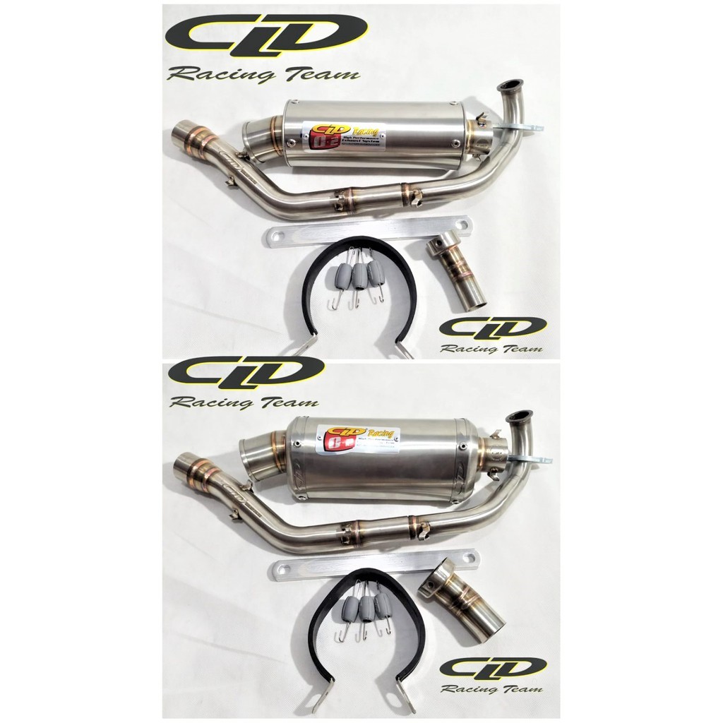 Knalpot Original CLD Type C2 Bulat C2 Oval Genio Beat Deluxe Scoopy 2021