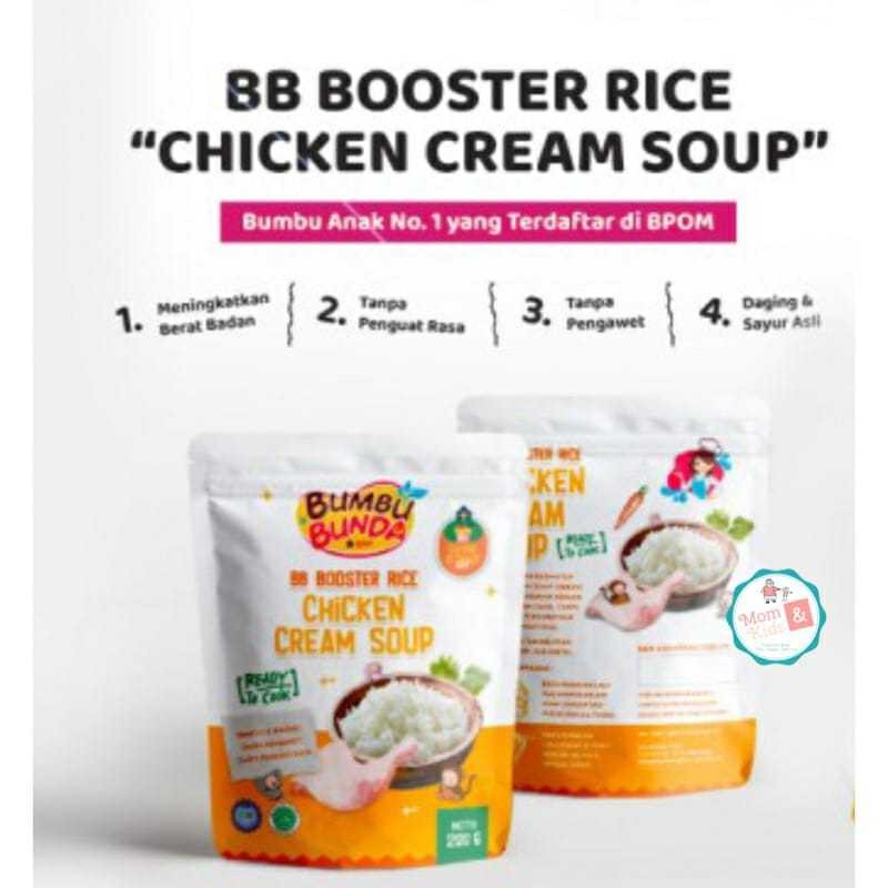 

BUMBU BUNDA - BERAS MPASI BB BOOSTER CHICKEN CREAM SOUP 200 GR