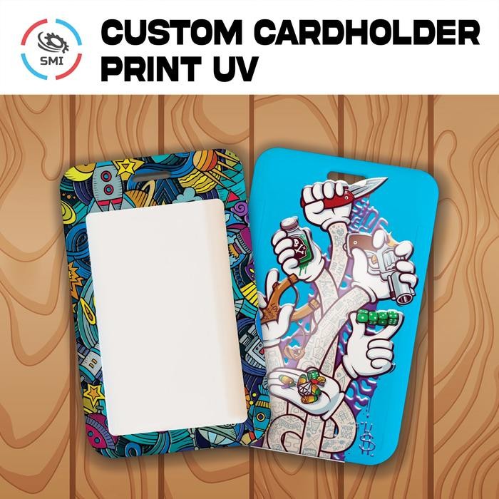 

READY CETAK TEMPAT ID CARD/NAMETAG/HOLDER CUSTOM PREMIUM - SpotUV TImbul