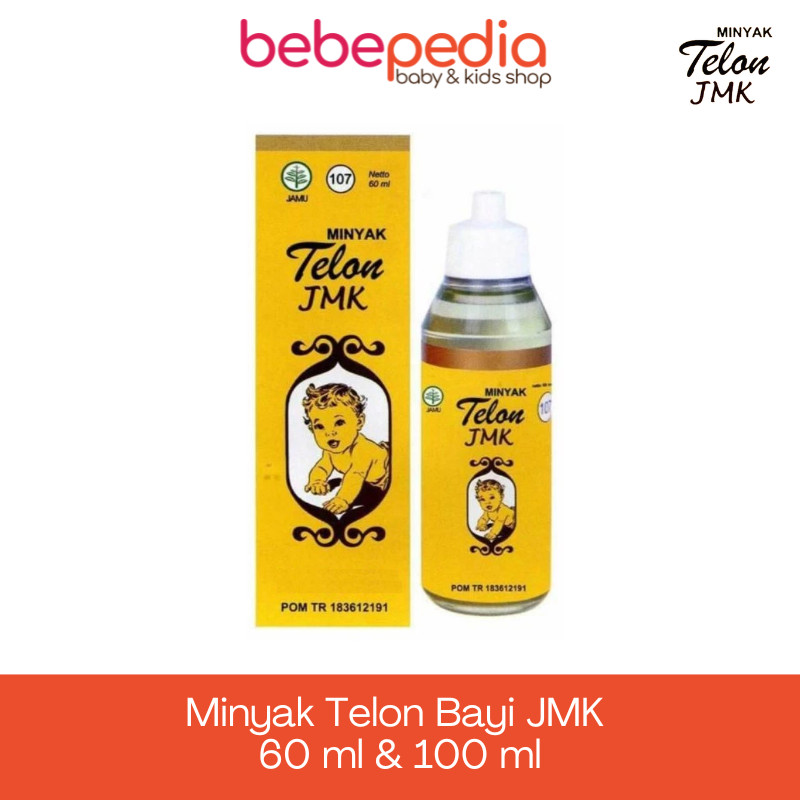 Minyak Telon Bayi JMK 60 ml | 100 ml (Asli Warisan Nyonya Meneer)