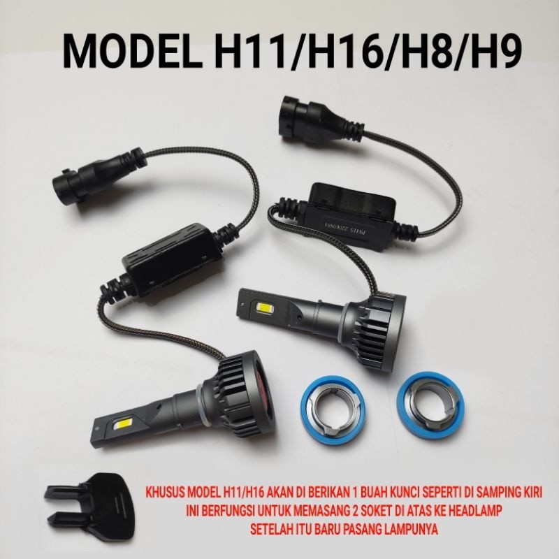 SUPER TERANG LAMPU LED MOBIL Lampu Depan Mobil R12 SUPER TERANG H4 H11 H16 H1 H7 H8 H9 65 WATT