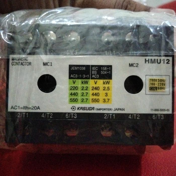 kasuga HMU12 220volt contactor reversing kasuga HMU12