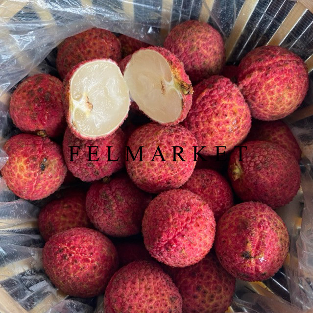 

Promo Buah Lychee Merah Tanpa Biji Super Manis / Buah Lychee Seedless Import / 1 Kg