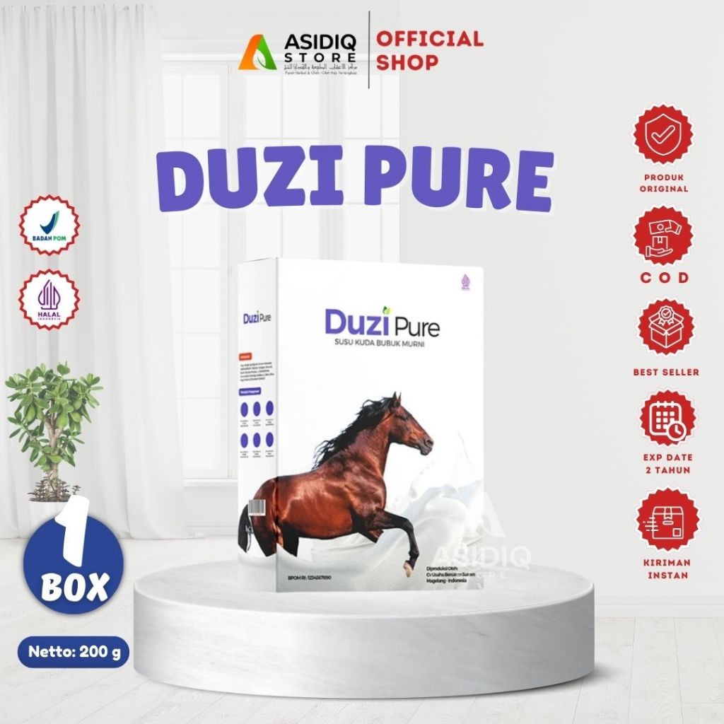 

Duzi Pure - Susu Kuda Liar Bubuk Minuman Sehat Menjaga Persendian Daya Tahan Tubuh 200g