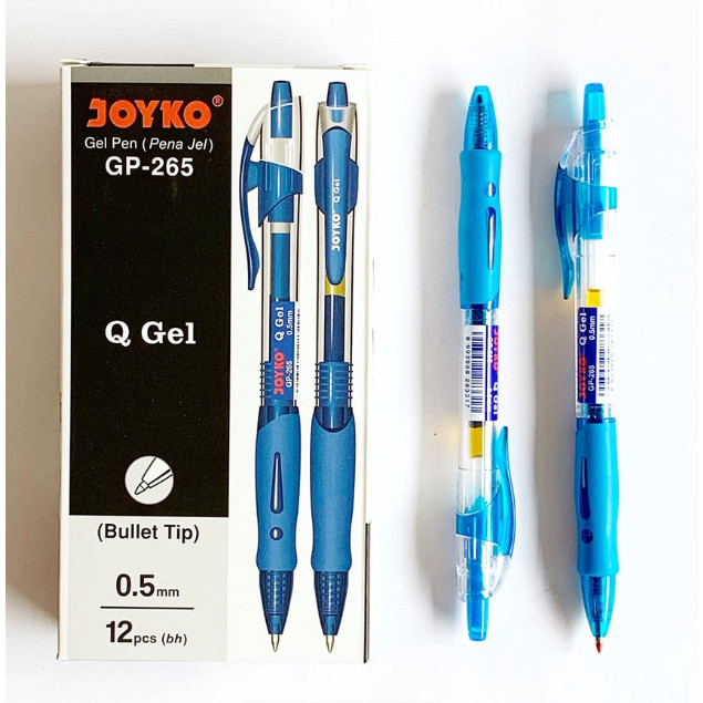 

(1Pcs) Pulpen Joyko Gel Pen GP-265 Q Gel Biru