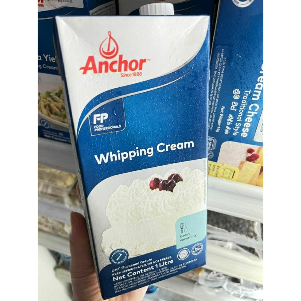 

NEW Anchor Whipping Cream 1 Liter PREMIUM