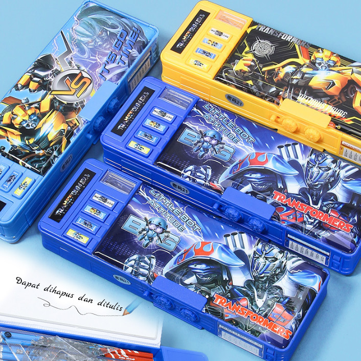 

Tempat Pensil Magnet Sandi Kotak Pensil Tempat Pensil Transformers Kode Sandi Kotak Pensil Kombinasi Tombol Multifungsi Tempat Pensil Password Hadiah Anak Pencil Berkapasitas Besar