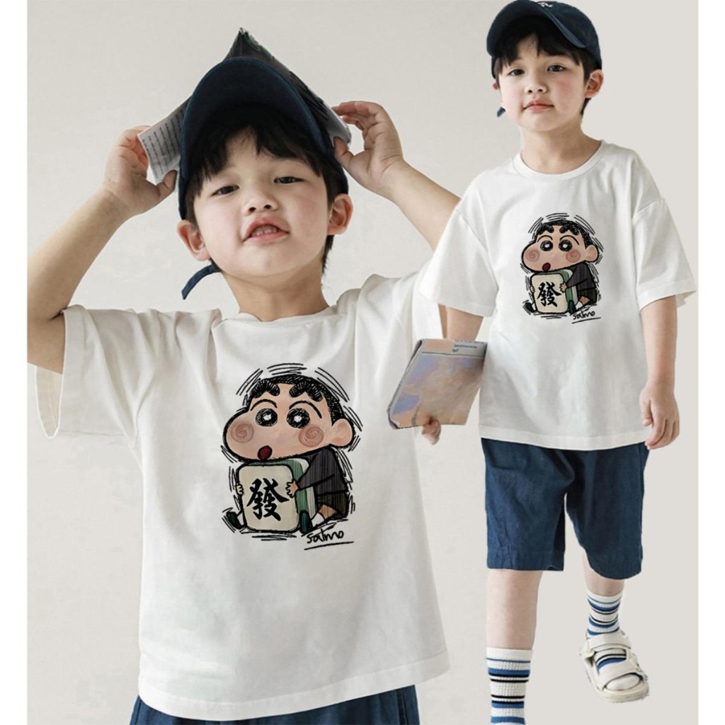 xbnl52yvwa shop Korea Style Putih Cocobaby T Shirt Cotton Kaos Atasan Anak Laki-laki Perempuan | Cra