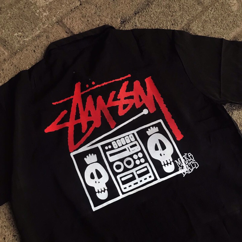 Reworked Stussy T Shirt / Kemeja