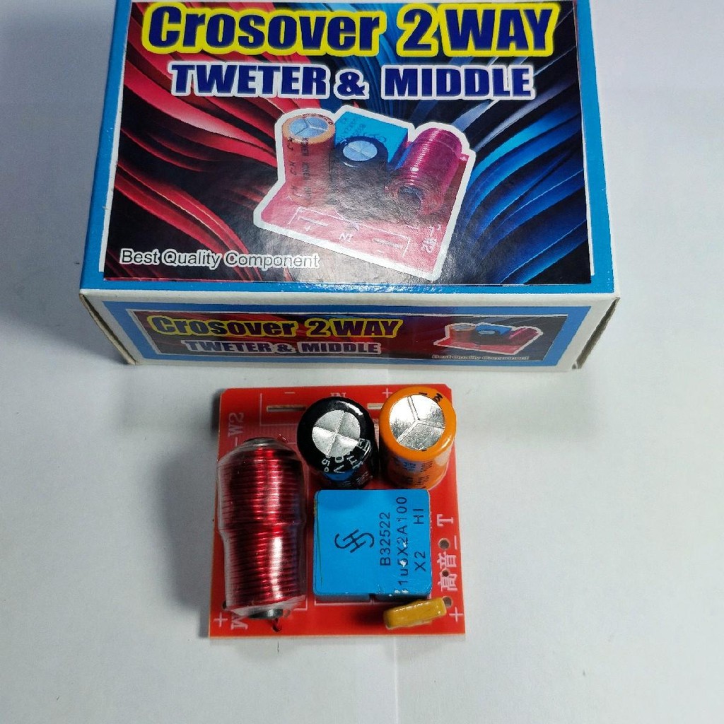 crosover pasif 2way middel twiter