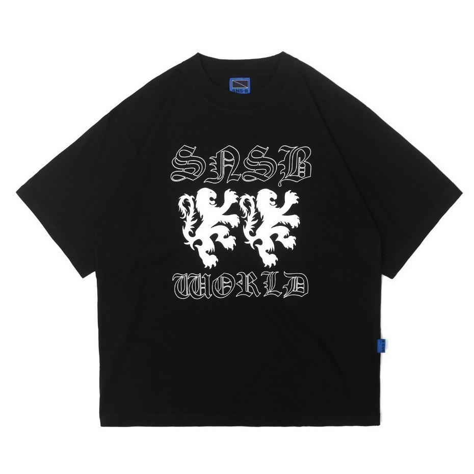 Bergaya Street Style SNSB Worldwide Lengan Pendek 200g Cotton Combed 24s Kaos