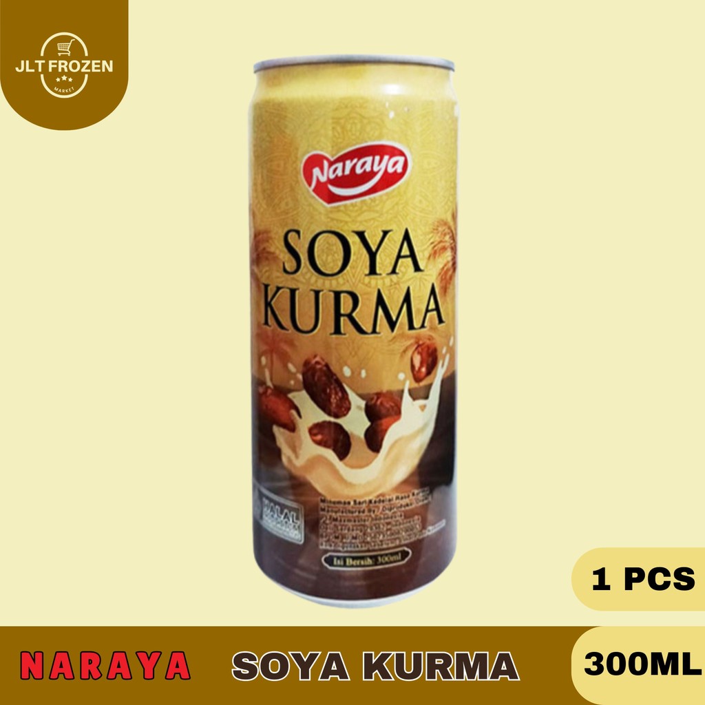 

Naraya Soya Kurma 300ml / 1 PCS / Soya Kurma / Susu Soya Dengan Kurma / Susu Kedelai Dengan Kurma