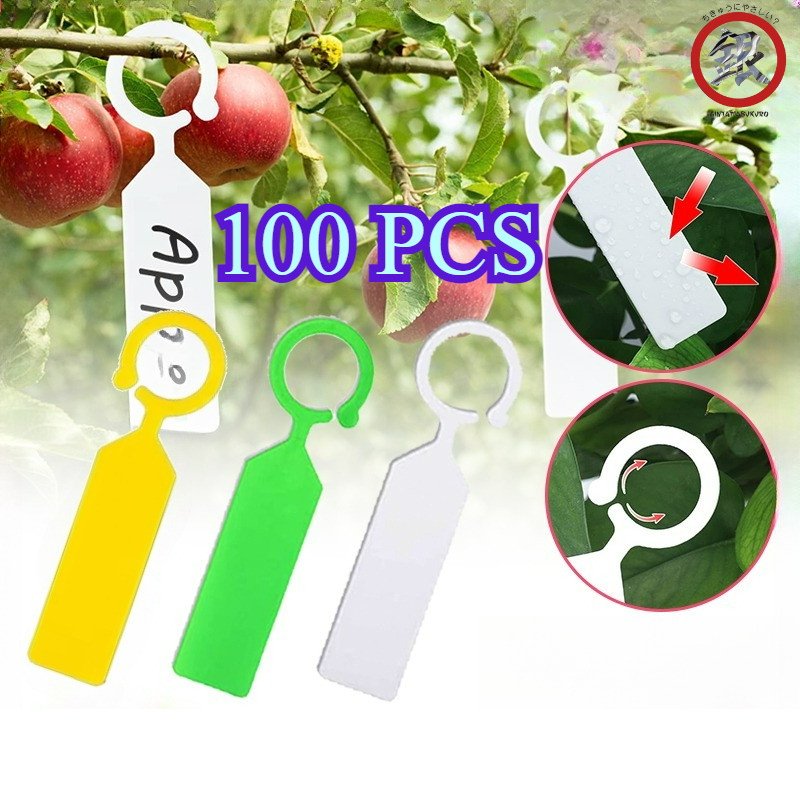 

100pcs Label Tanaman Waterproof Label/Waterproof Label Tanaman/Tag Tanaman Warna Label Tanaman Tancap/ Tag Tanaman Warna Name Tag Pohon Label Tanaman NKT