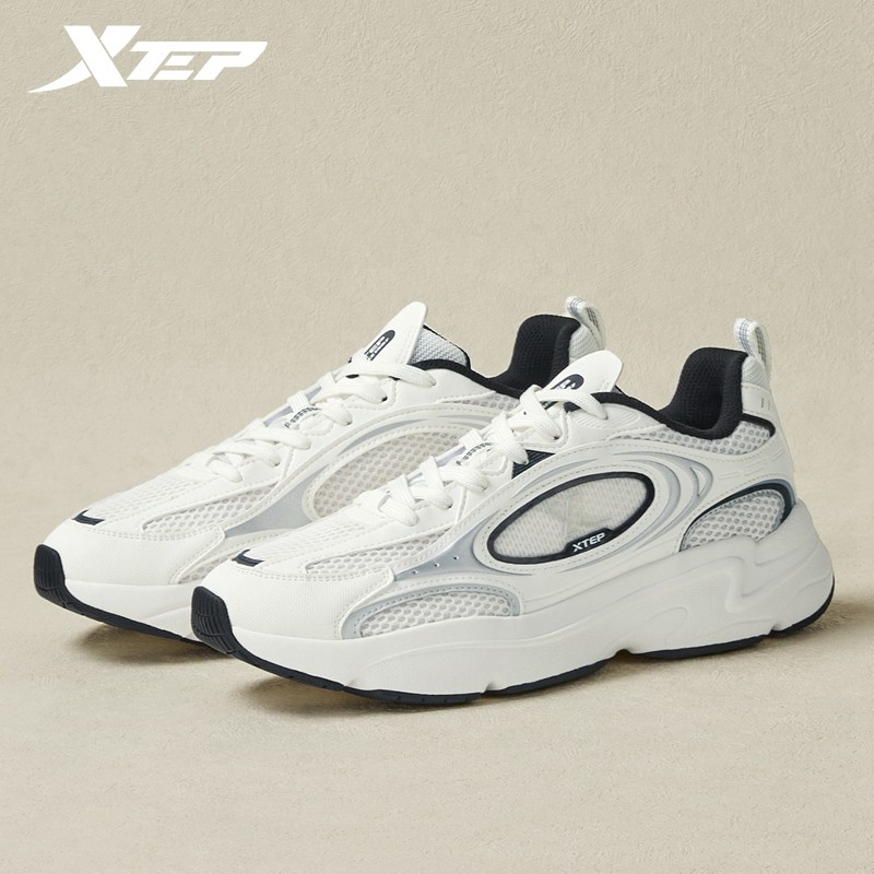 Xtep Casual Shoes For Men 2024 Autumn Street Style Fashion Sport Shoes Durability Increase Comfortab