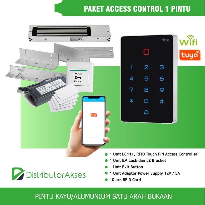 

TUYA Smart Access Control TY111 Akses Door EM Lock - StandardSale