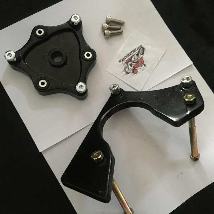 ADAPTOR CAKRAM BELAKANG YAMAHA AEROX 155 CC LEXI / BREKET KALIPER