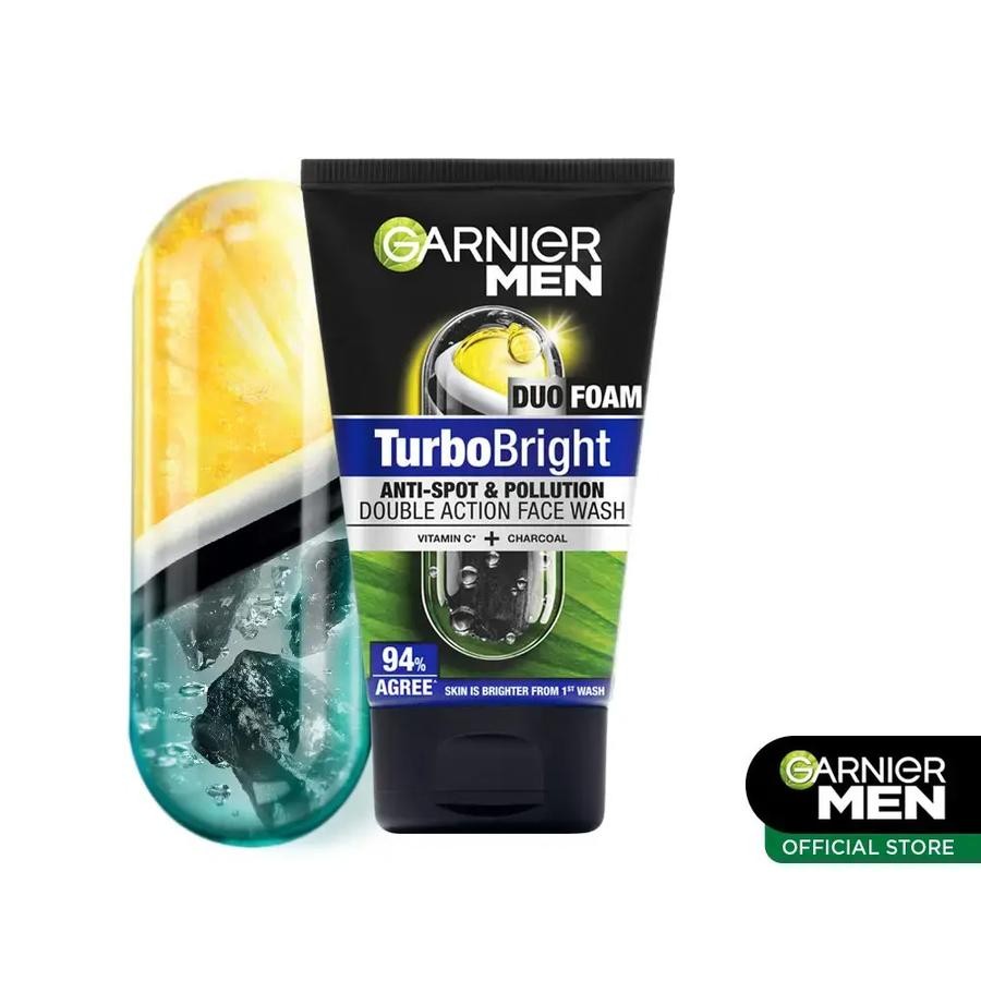 AB - Garnier Men Turbo Bright [50&100ml]/ Perawatan Wajah Cleanser Wajah Pembersih Wajah Perawatan P